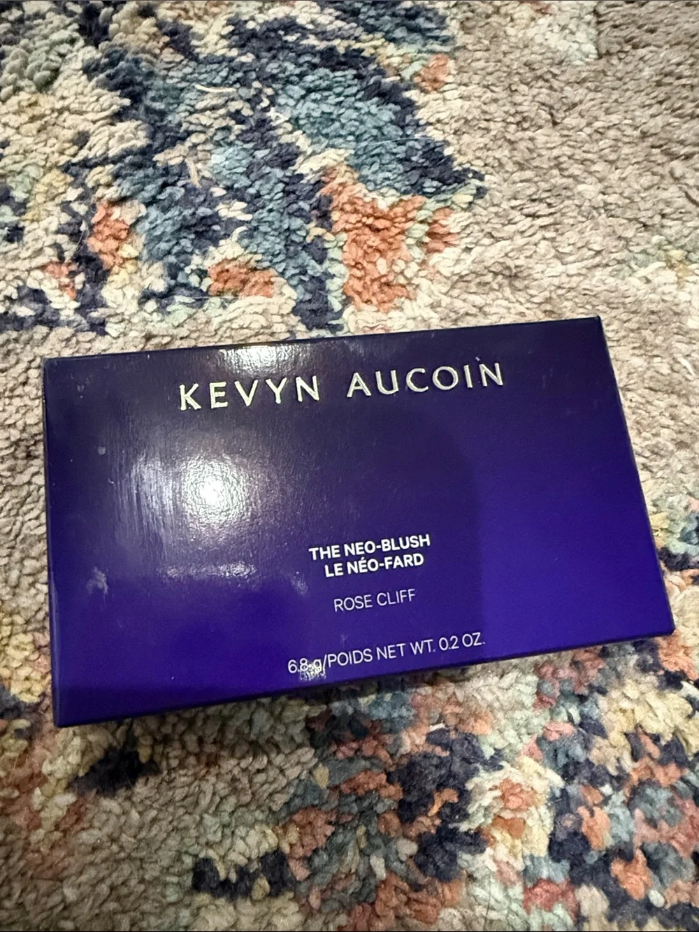 Kevyn Aucoin Deep Purple Neo-Blush Compact with Gold Lettering